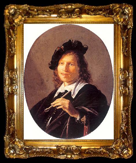 framed  DOU, Gerrit Man with a Pipe, ta009-2
